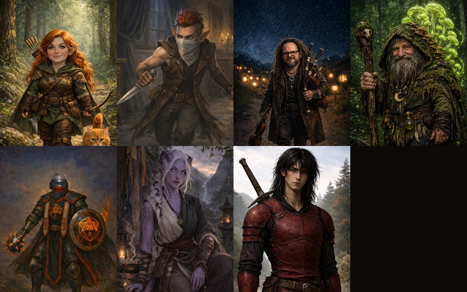 The adventuring party